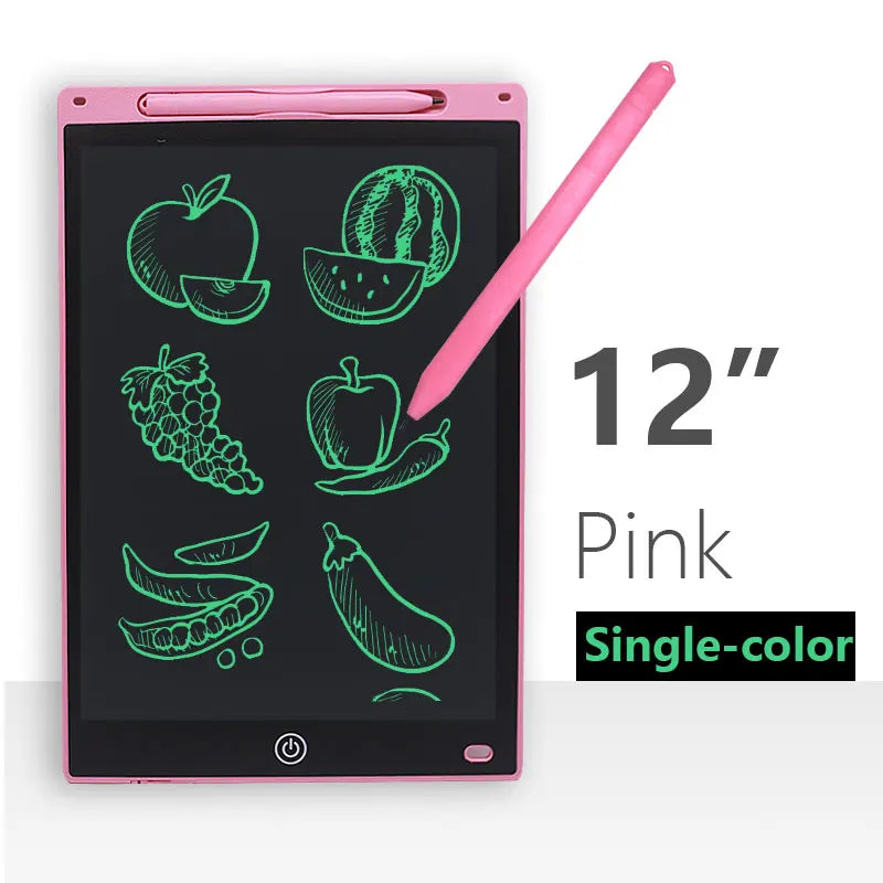 Digital LCD Writing Tablet Board 8/12 Inch Drawing Tablet Screen Kids Graphic Tablet Toys for Children