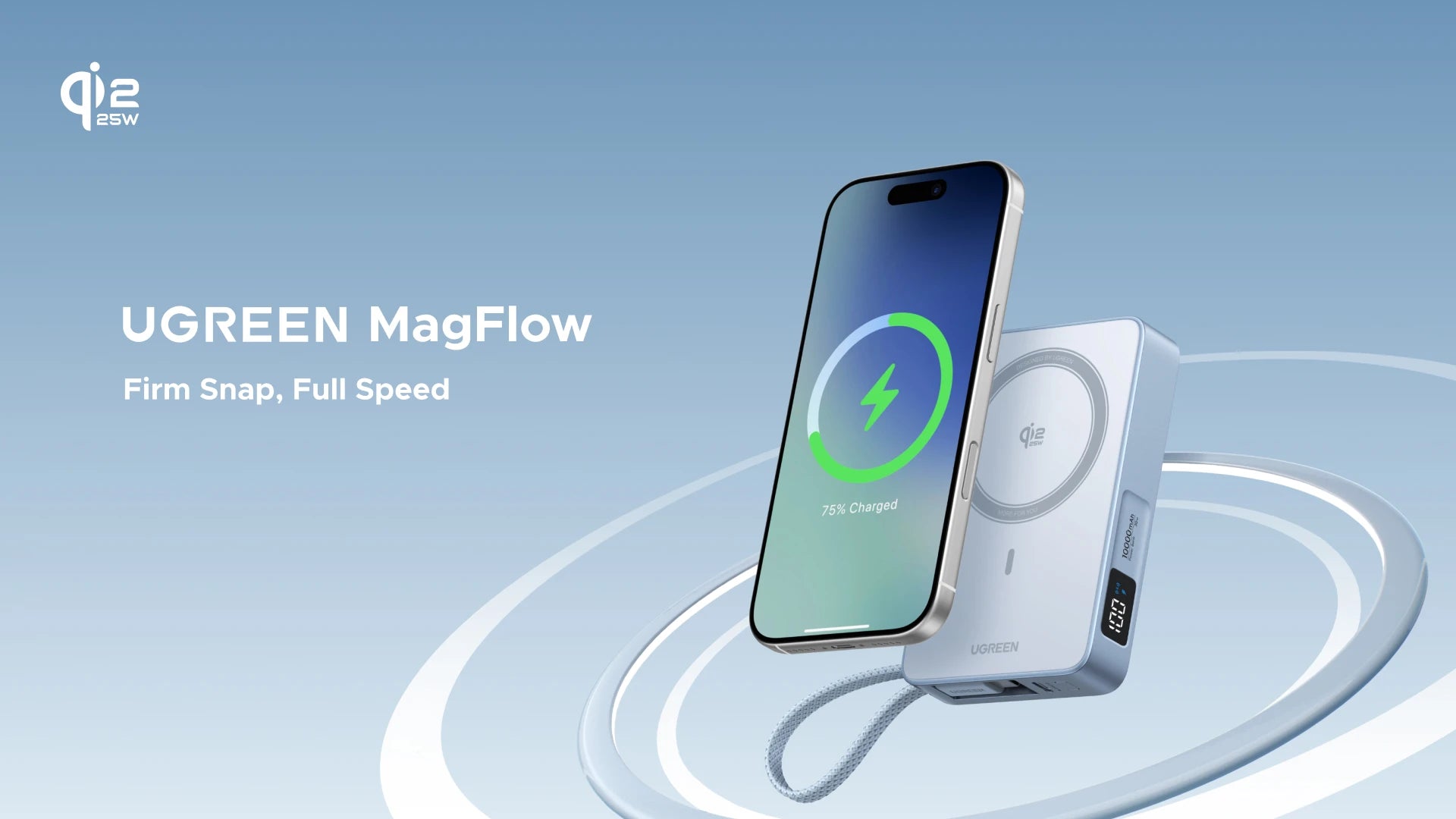 UGREEN PD20W Power Bank Magnetic 10000mAh Portable Wireless Fast Charging PowerBank for Magsafe for iPhone 17 15 Pro Max 16 Pro - Shoppiline