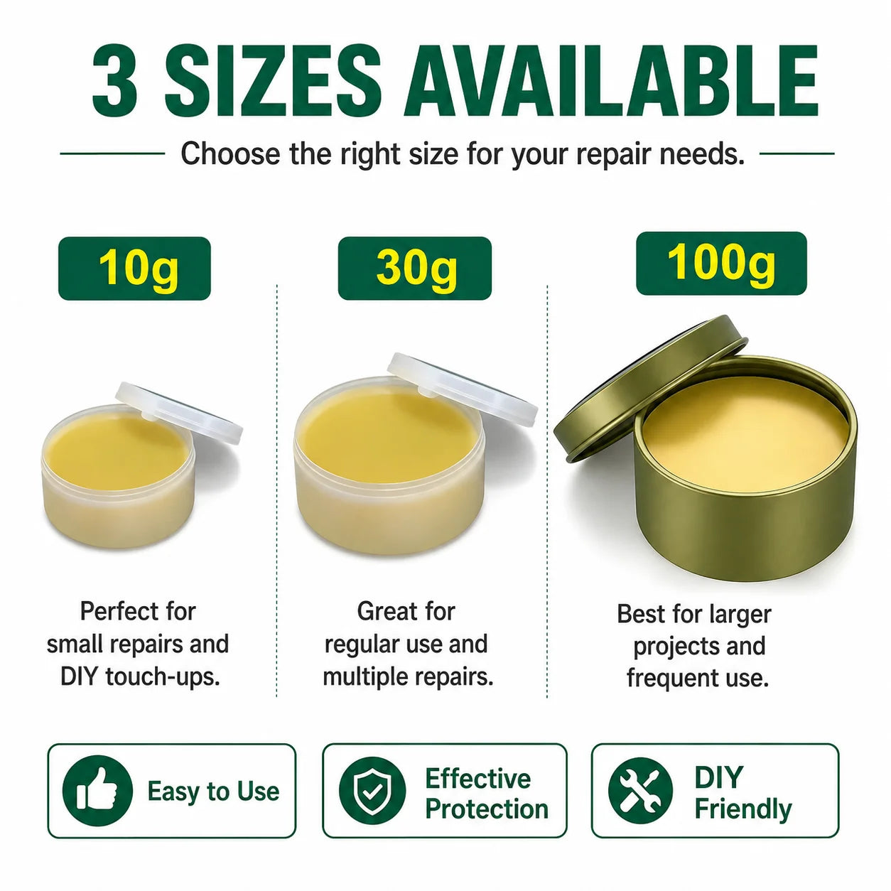 Solder Paste Rosin Flux 10g/30g/100g Lead-free Welding Flux Iron Repair Welding Paste Soldering Tin Soldering Oil Soldering Flux
