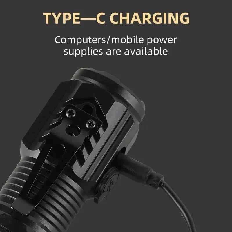 New Ultra Powerful Flashlight 3 Core LED Mini EDC Tactical Torch USB Rechargeable Outdoor Camping Fishing LED Hat Clip Lamp