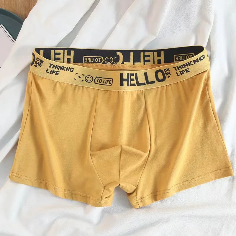 10Pcs Men's Boxer And Briefs Fashion Underwear High Stretch Boxer And briefs Shorts Breathable Soft Men's Shorts Comfortable