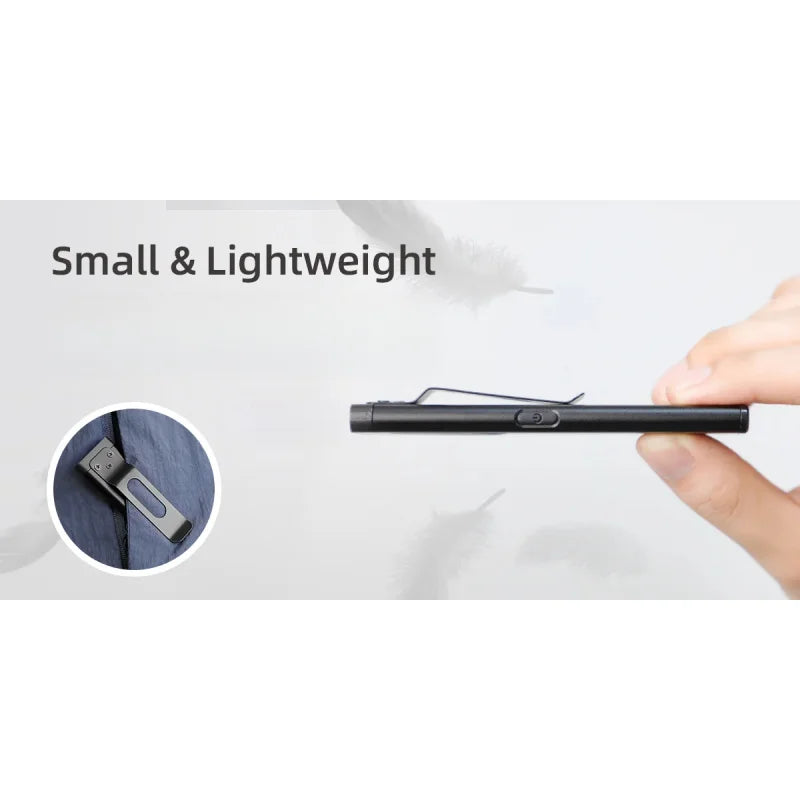 2026 NEW  LED Keychain Flashlight USB-C Rechargeable 600Lm Portable Mini Torch Light Pocket Lantern Flood Work Light With Magnet