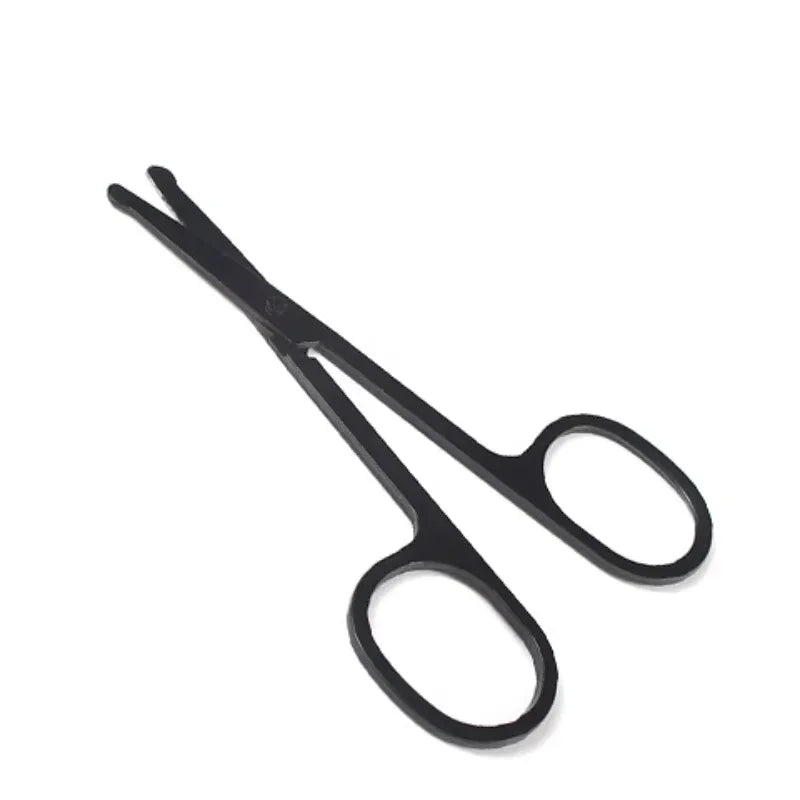 Unisex Stainless Steel Nose Hair Clippers round Head Painless Trimming Portable Facial Grooming Tool for Men And Women