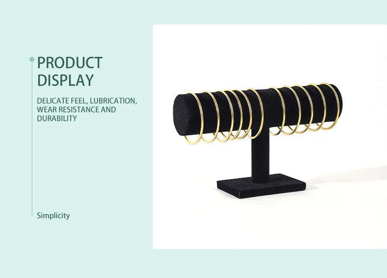 Jilai Flannel Single-layer Bracelet Rack Jewelry Watch Bracelet Rack Display Jewelry Display Rack