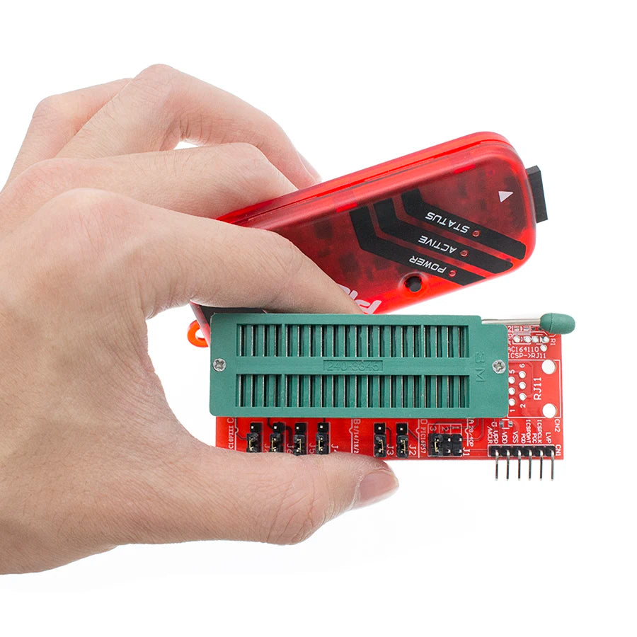 TSTARDEV PICKIT3 PIC KIT3 PICKIT 3 Programmer Offline Programming PIC Microcontroller Chip Monopoly+PIC Programmer Adapter Seat - Shoppiline