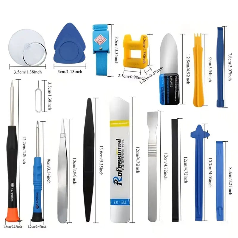 40 in 1 Mobile Phone Repair Tools Disassemble Repair Set for iPhone Screwdriver Combination Skid Multi Function Disassembly Kit - Shoppiline