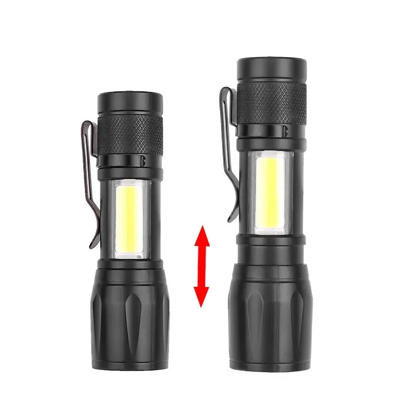 High Power LED Flashlight - USB Rechargeable 1000LM, Zoomable Multifunctional Torch for Outdoor Camping,Emergency (Waterproof)