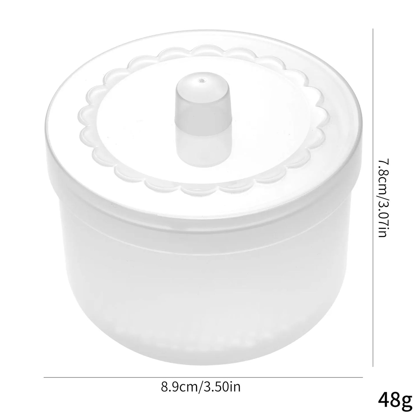 Nail Drill Bits Disinfection Box Double Layer Filtration Cleaning Box Manicure Storage Case Nail Brush Cleaning Container