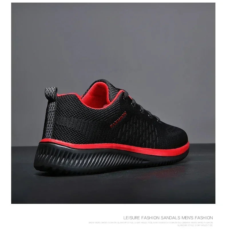 2026 Men Running Walking Knit Shoe Casual Sneakers Breathable Sports Running Athletic Gym Lightweight Outdoor Women Shoes Size