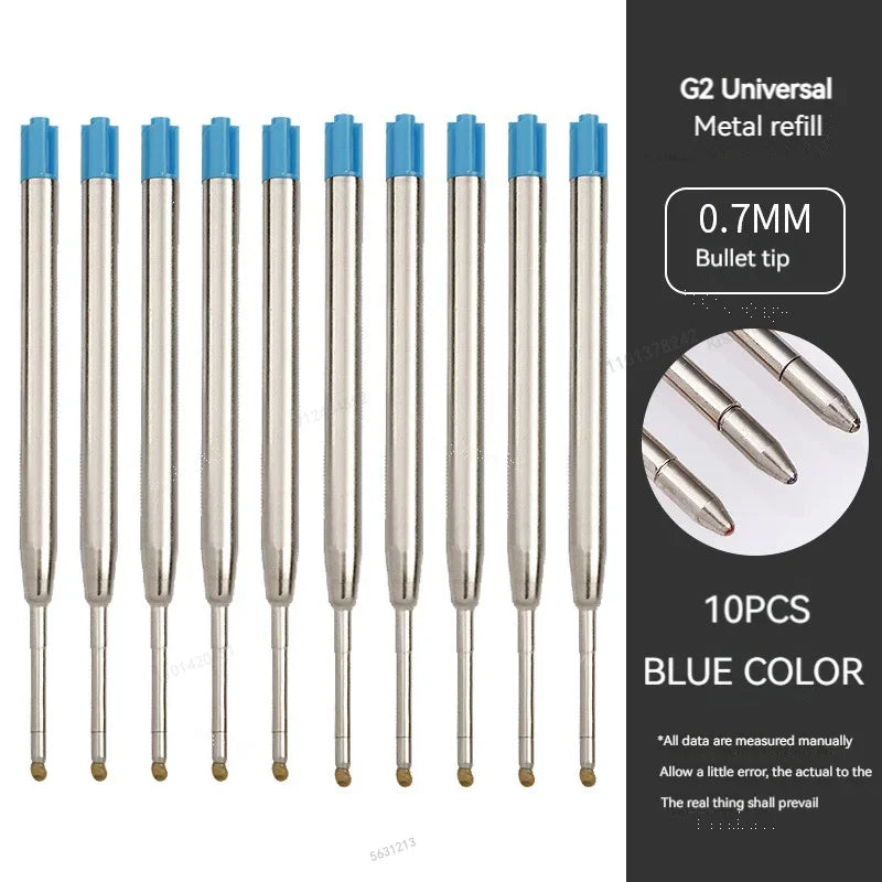 5-20pcs L:3.9 in/99mm Ballpoint Pen G2 Refills for Medium Point Blue Red Black Ink Rods for Office Stationery School Supplies