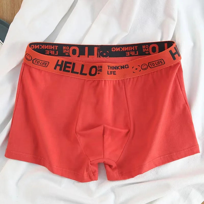 10Pcs Men's Boxer And Briefs Fashion Underwear High Stretch Boxer And briefs Shorts Breathable Soft Men's Shorts Comfortable