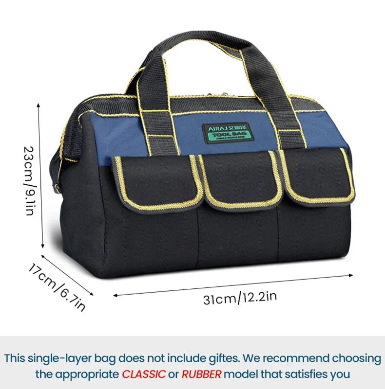 AIRAJ Multifunctional Tool Bags 1680D Oxford Cloth Electrician Bags Waterproof and Wear-Resistant High Capacity Storage Bags - Shoppiline