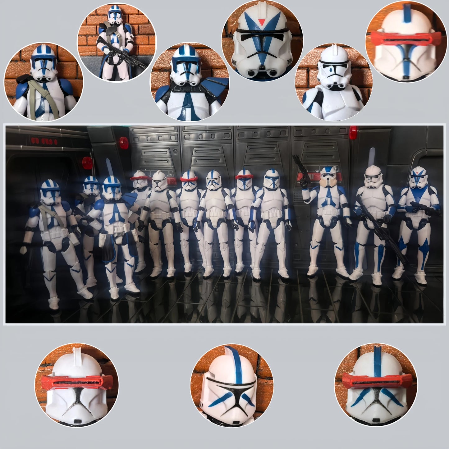Star Wars 3.75 Inch Trooper 1/18 501st Legion Action Figure Hardcase REX Anakin Dogma Tup Toys Model Loose - Shoppiline