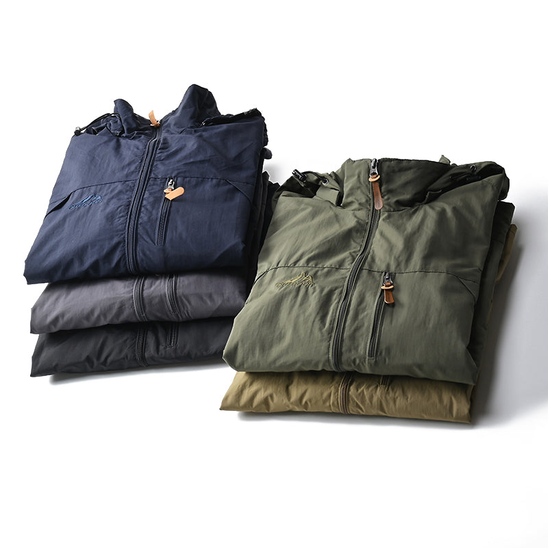 Windbreaker Herren Taktische Jacke Wasserdicht Outdoor Kapuzenmantel Sport Militär Europäische Größe S-5XL Feldklettern Dünne Oberbekleidung