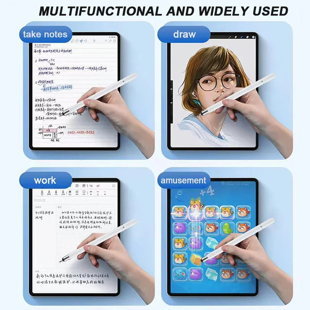 Multi Device 3 in 1 Stylus Pen For iPad  Xiaomi Tablet Smart Phone Apple Pencil iOS Android Touch Pen Drawing Capacitive Pencil