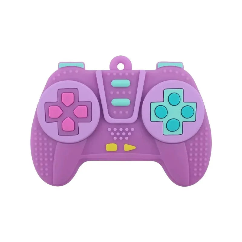 Neues Baby-Beißspielzeug, Gamecontroller-Form, Silikon-Beißspielzeug für Babys 6-12 Monate, Geschenke, Sensorisch, Pädagogisch