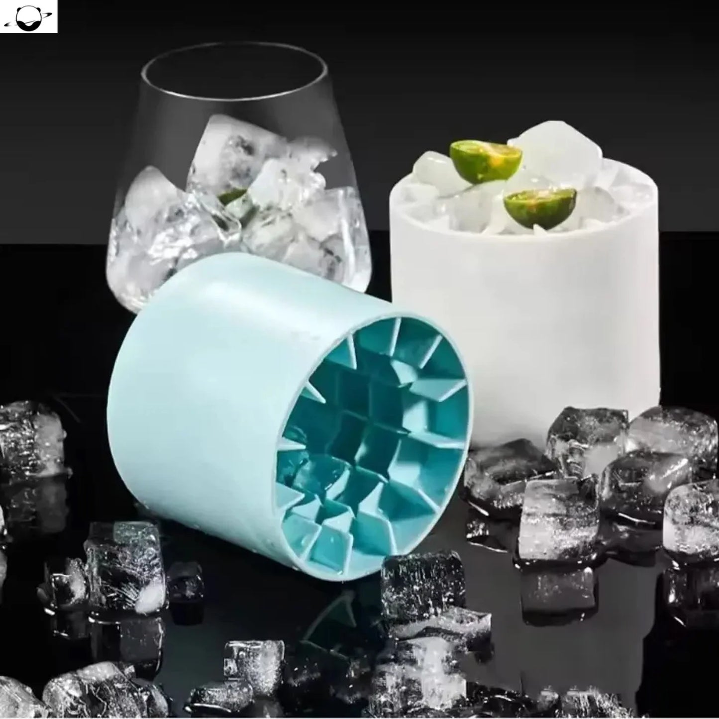 Food-Grade Silicone Ice Tray Small Mini Ice Cube Mold Withstands Low Temperatures, Easy to Remove Doesn't Break, Easy to Clean