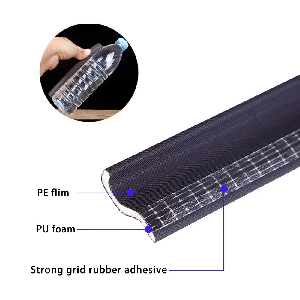 6-40M Casement Window Seal Tape Soundproof Acustic Foam Tape for Weather Stripping Door Seal Gap Filler Noise Reductian Artifact