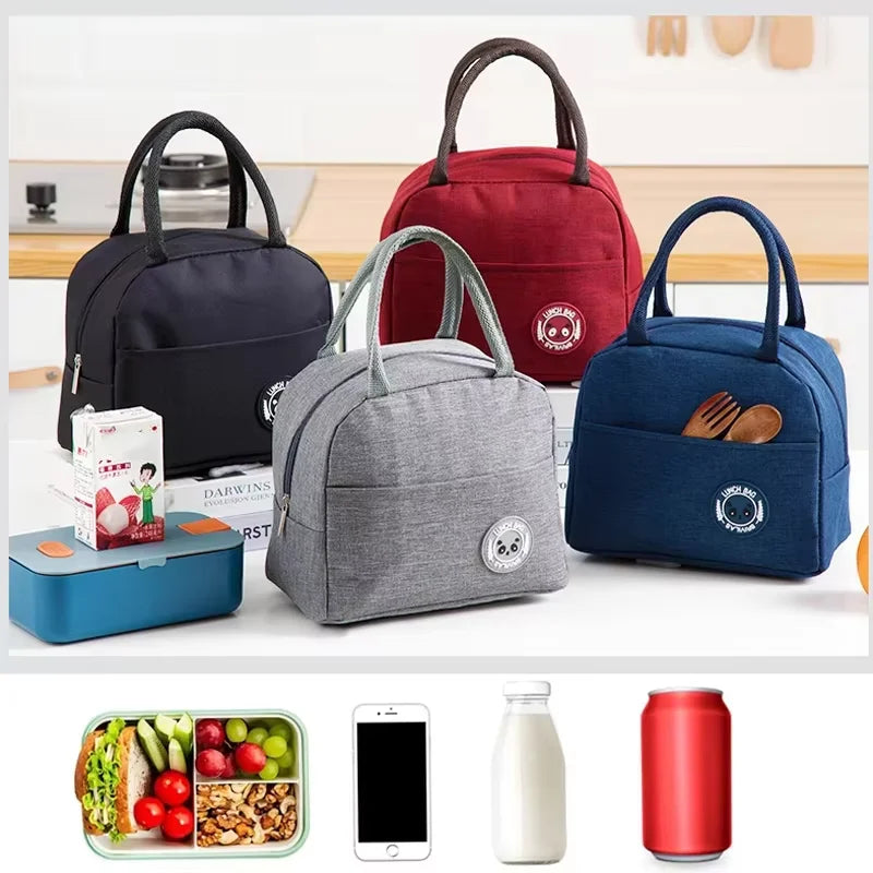 Lunch Bag Insulated Cooler Bag Women and Men Reusable Cooler Tote Lunch Box Bags Small Tote Lunch Pouch for Work Office Picnic