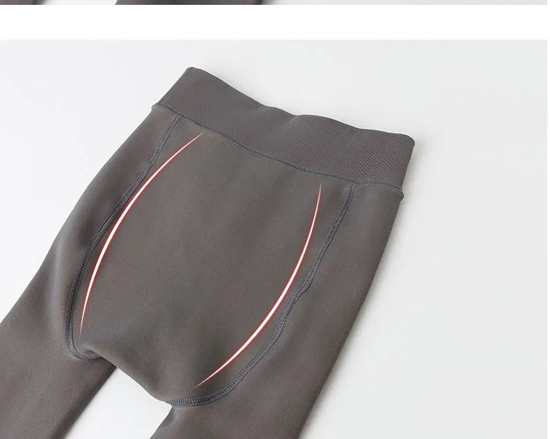 Collants Thermiques Femme Doublés Polaire Collants Hiver Chauds Sexys Collants Opaques Translucides Amincissants Épais Collants Élastiques en Velours Fins