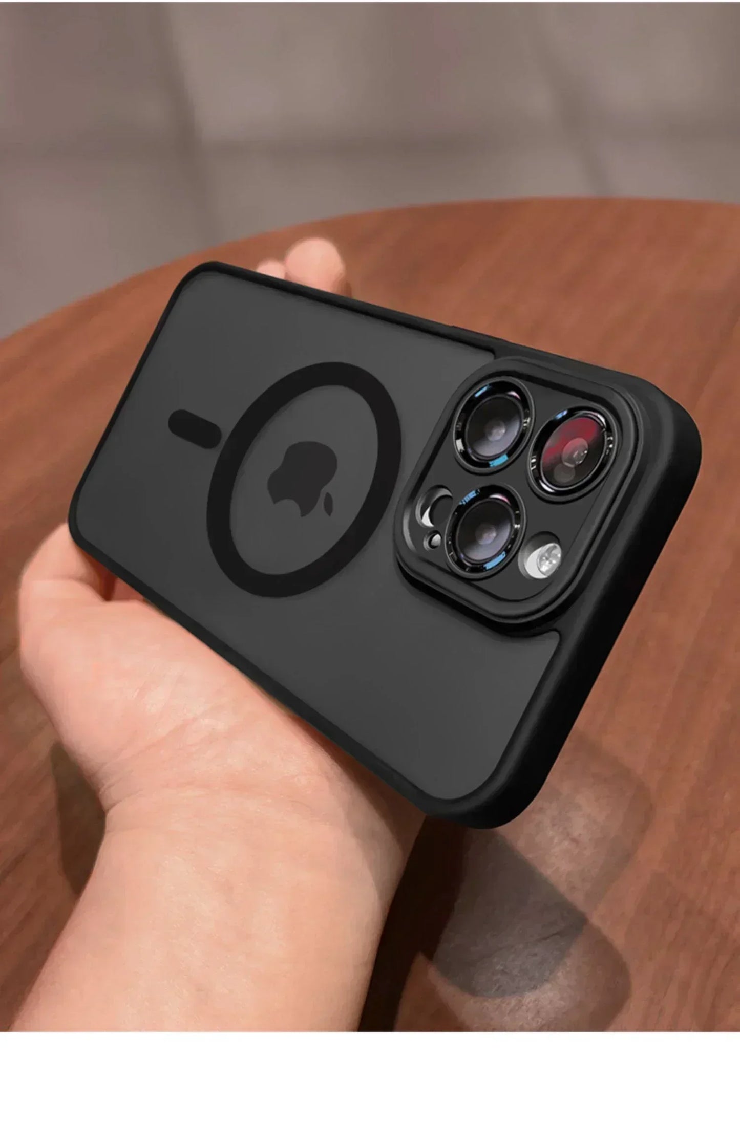 For Magsafe Matte Armor Magnetic Wireless Charging Case For iPhone 11 12 13 14 15 Pro Max Plus Shockproof Lens Protection Cover