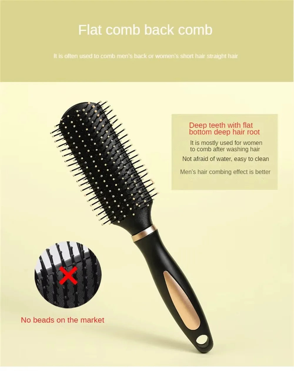 Air Cushion Hairbrush Scalp Massage Comb Soft Nylon Bristle Anti-static Detangler Brush For Wet Dry Straight Curly Hair Salon