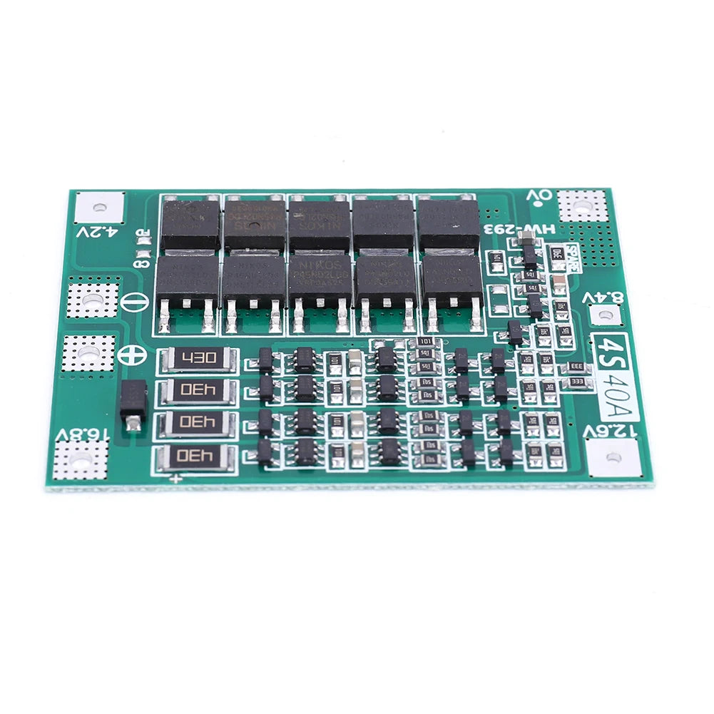 BMS 3S/4S 5A 10A 20A 25A 40A 60A Li-ion Lithium Battery Charger Protection Board 18650 For Drill Motor 12V with Enhance/Balance - Shoppiline