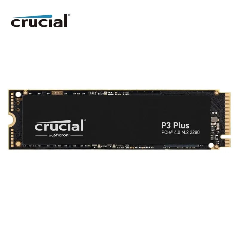 Crucial P3 Plus 2 TB 1 TB 500 GB PCIe Gen4 3D NAND NVMe M.2 SSD, bis zu 5.000 MB/s