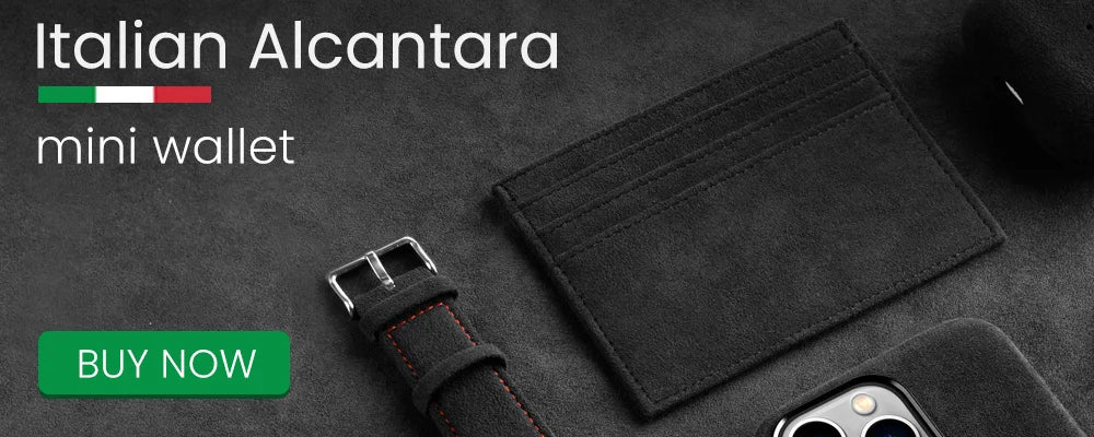YMW ALCANTARA Passport Bag Wallet Women & Man Card Holder Bag Luxury Supercar Interior Artificial Leather Package