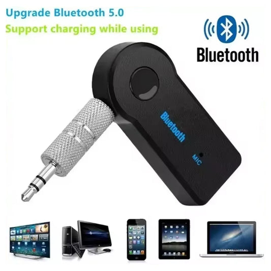 AUX Bluetooth 5.0 Receiver,Wireless Bluetooth5.0 Car 3.5mm Socket Adapter,Audio Converter Mobile Phone Hands-Free Stereo Adapter