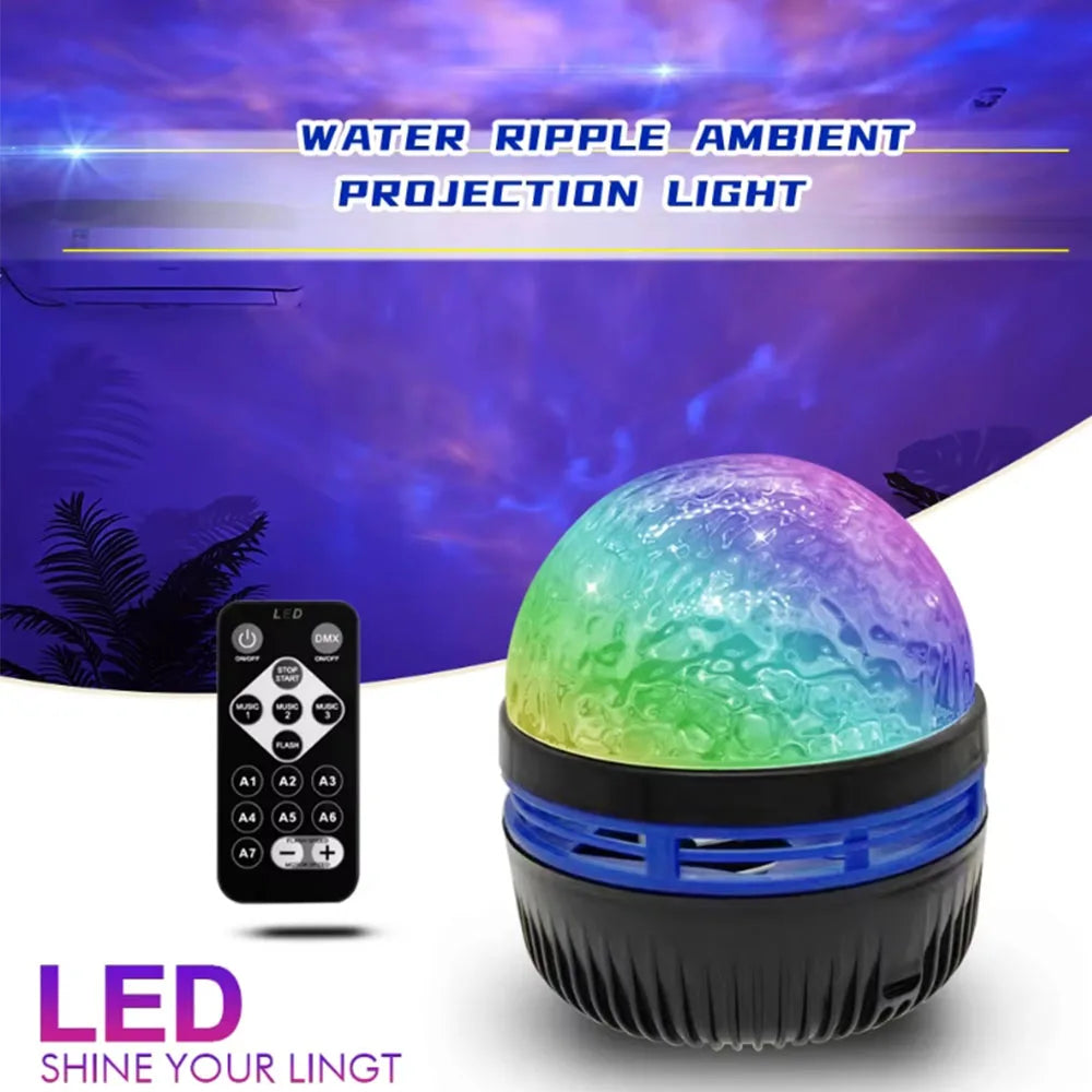 Galaxy Projector RGB Star Projector USB Powered Remote Control Night Light Lamp for Birthday Gifts Holiday Party Room Decoration