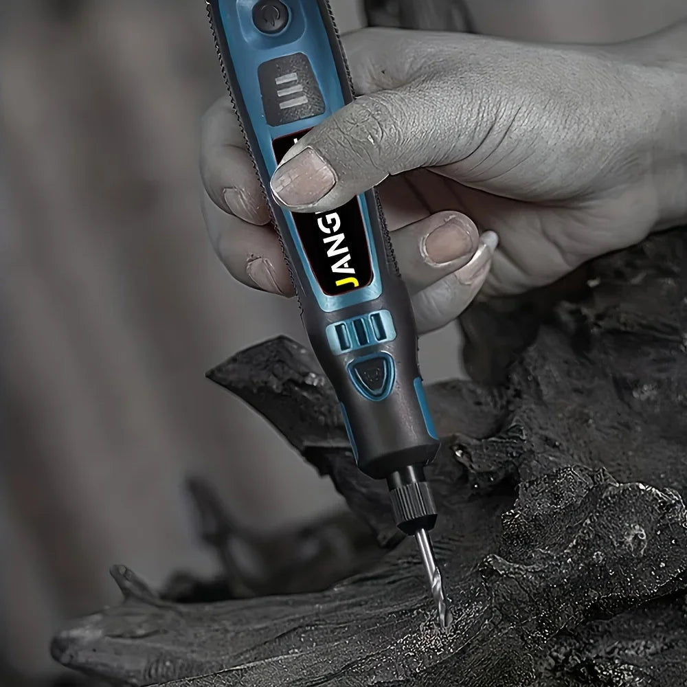 JANGKLIFE USB Cordless Rotary Tool Kit Woodworking Engraving Pen DIY For Jewelry Metal Glass Mini Wireless Drill - Shoppiline
