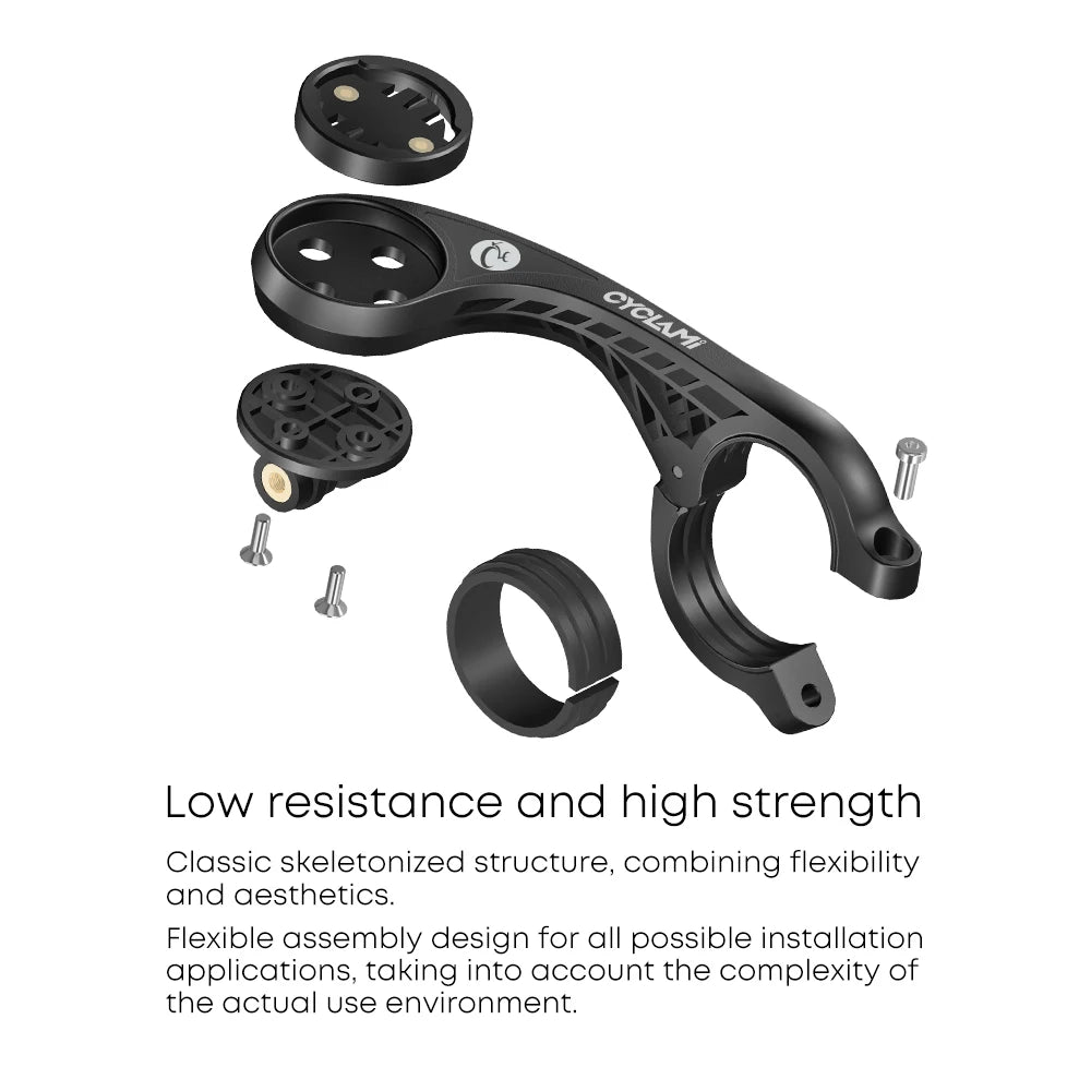 CYCLAMI S2 Bike Computer Mount Mountain Road Bicycle GPS Headlight Holder Bracket Support For GARMIN XOSS IGPSPORT Magene Coospo