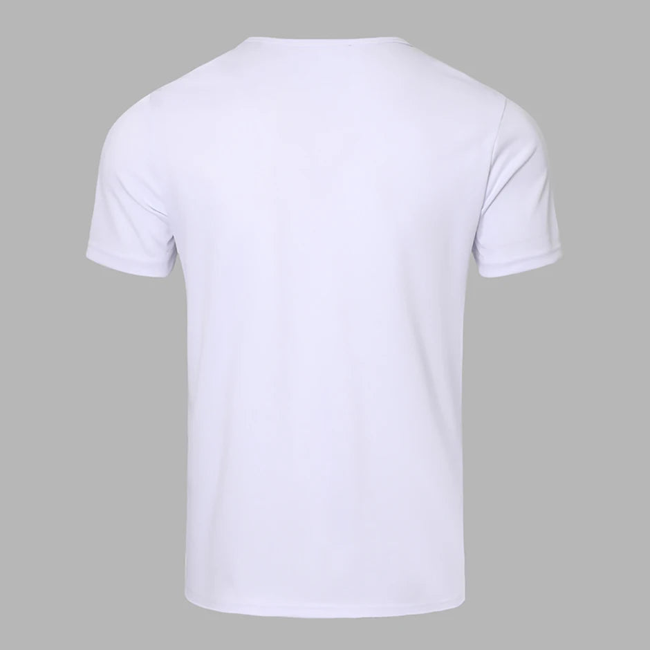 1/4 Pcs Men's Summer Fashion Printing Quick-drying Short-sleeved Youth Leisure Sports Fitness Breathable Top Middle-aged Loose T