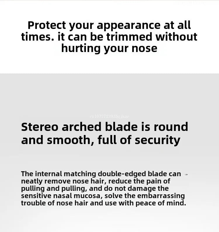 Mijia USB Rechargeable Nose Trimmer for Men Women Painless Compact Ear Nose Hair Eyebrow Trimmer Clipper for Pocket