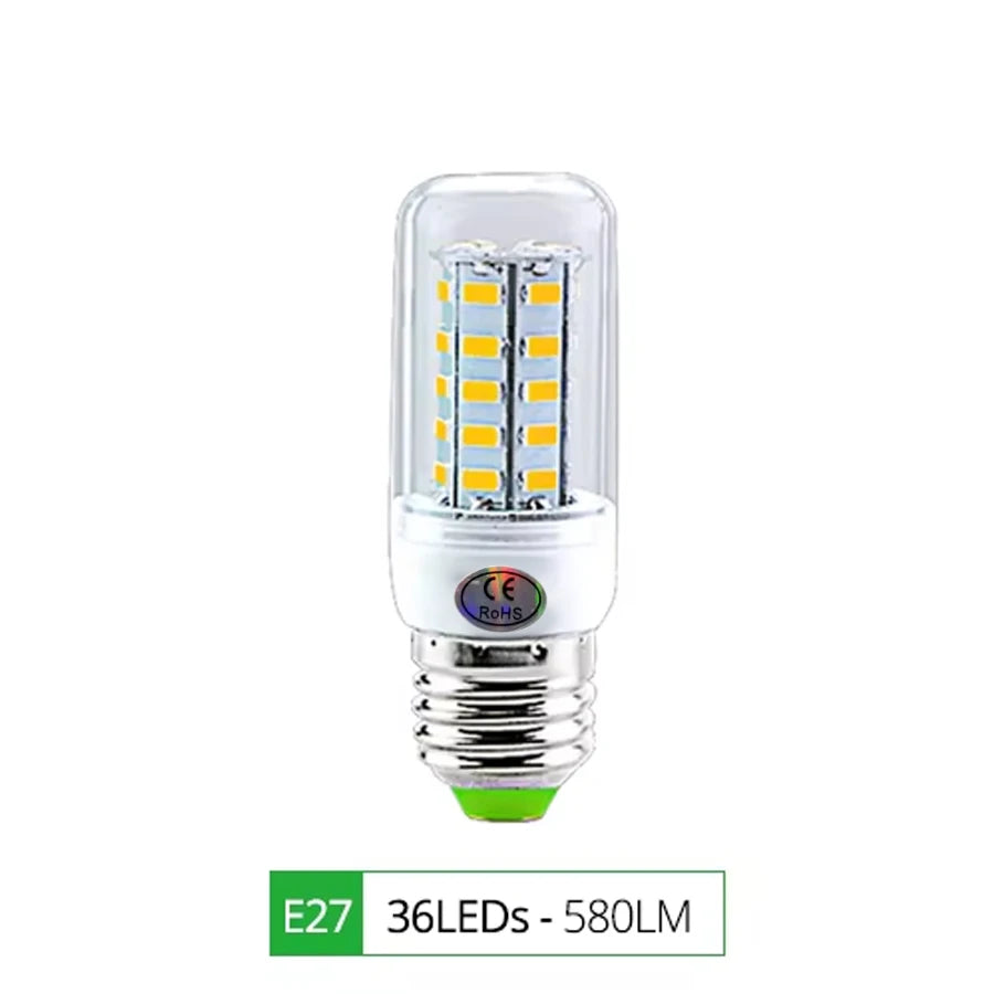 E27 E14 LED Lamp SMD 5730 220V Corn Light Bulb 24 36 56 72 LEDs Energy Saving Lamp Ampoule LED Chandelier Lighting for Home