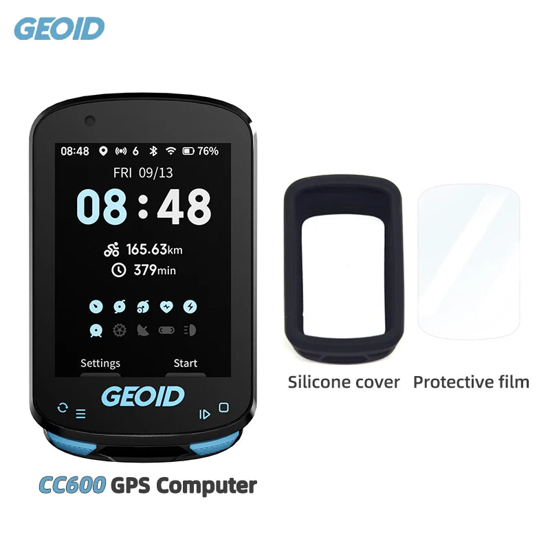 GEOID CC600 Route Navigation Bicycle GPS Computer 11 Languages Wireless Bike Speedometer Automatical WIFI ANT+ Odometer - Shoppiline