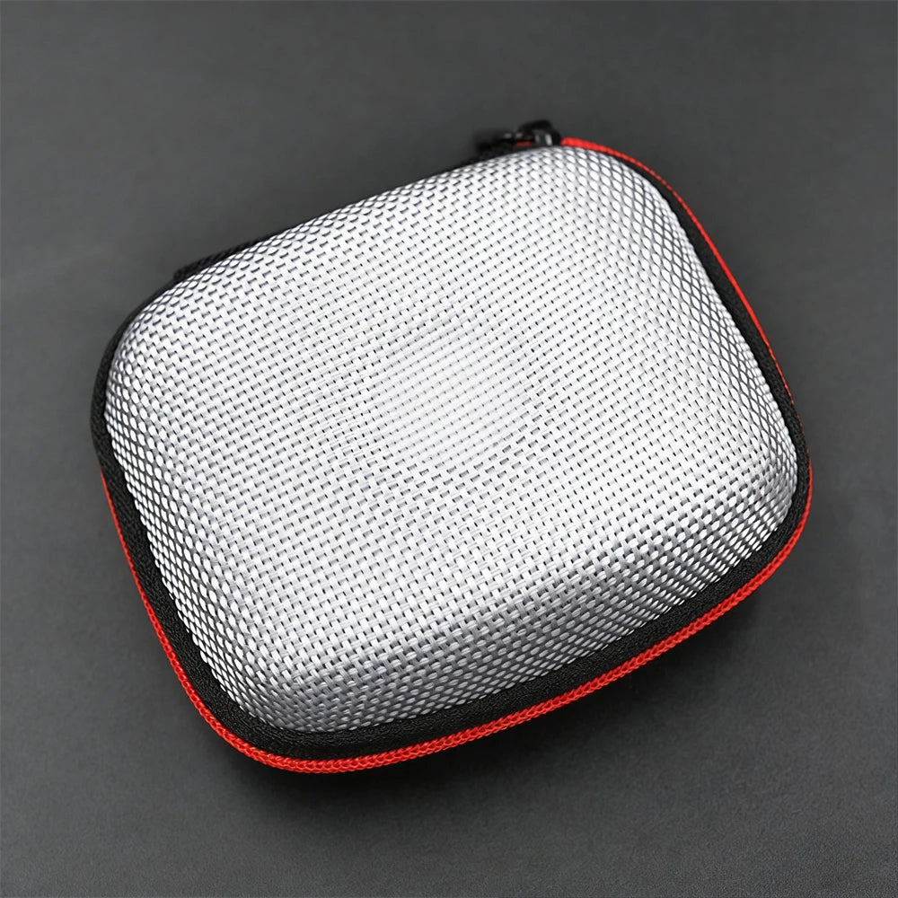 Earphone Storage Bag Square Headset Box Indoor Outdoor Travelling Earphones Storaging Case Accessories with Zipper