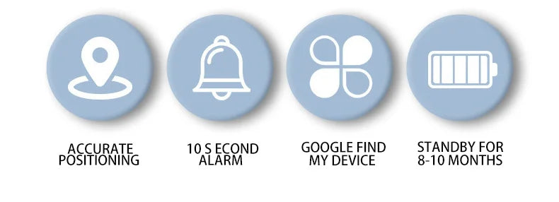 Smart GPS Tracker Works With google find my device tracker Pet Kids Luggage Key Tracking Global Accurate Positioning Bluetooth