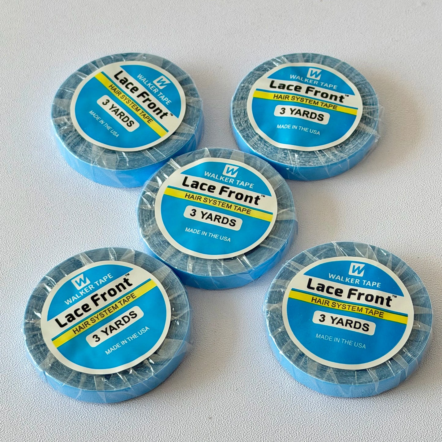 30PCS/20PCS/10PCS/5PCS/1PCS  0.8 CM*3 Yards Super Hair Blue Tape Double-Sided Adhesive Tape for Hair Extension/Lace Wig/Toupee
