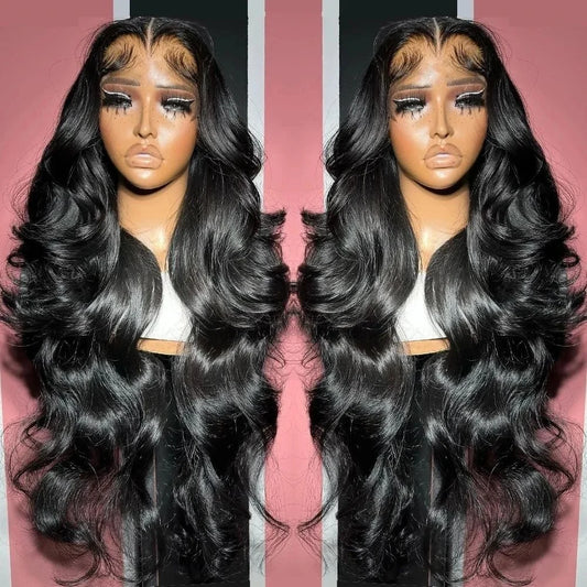 30 40 Inch Body Wave 13x6 Hd Transparent Lace Frontal Wig Human Hair 13x4 PrePlucked Lace Wigs For Women 360 Lace Front Hair Wig