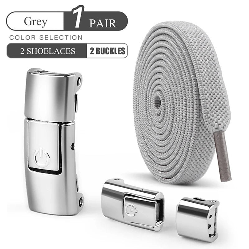 8mm Schnürsenkel ohne Binden, Pressverschluss Schnürsenkel, Elastische Schnürsenkel, Sneaker Kinder Erwachsene, Verbreiterte flache Schnürsenkel für Schuhe