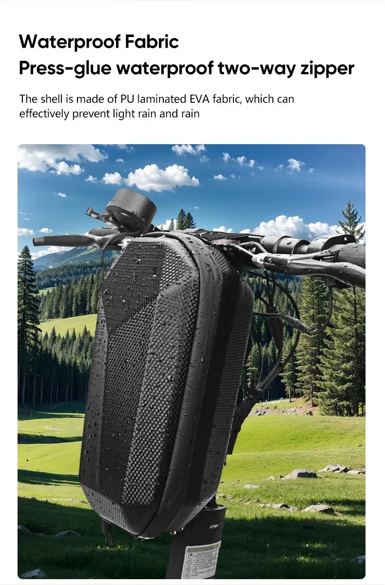 Electric Scooter Bag Storage Electric Bike Handlebar Bag Scooter Storage Bag with Large Capacity Waterproof Front Handlebar Bag - Shoppiline