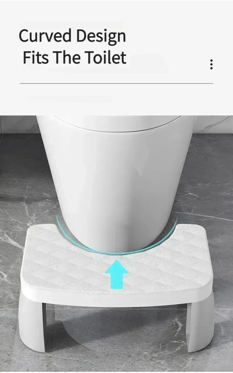 Universal Squatty Potty Toilet Stool - Waterproof Foot Stool for Adults, Kids, Seniors & Pregnancy Support