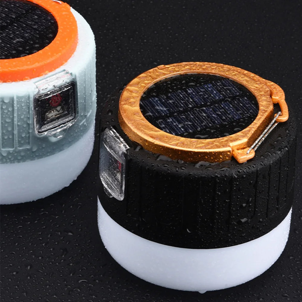 LED Camping Light Rechargeable Waterproof Portable Outdoor Hiking Emergency Lights Bright Tent Lamp Lantern Flashlight Camping