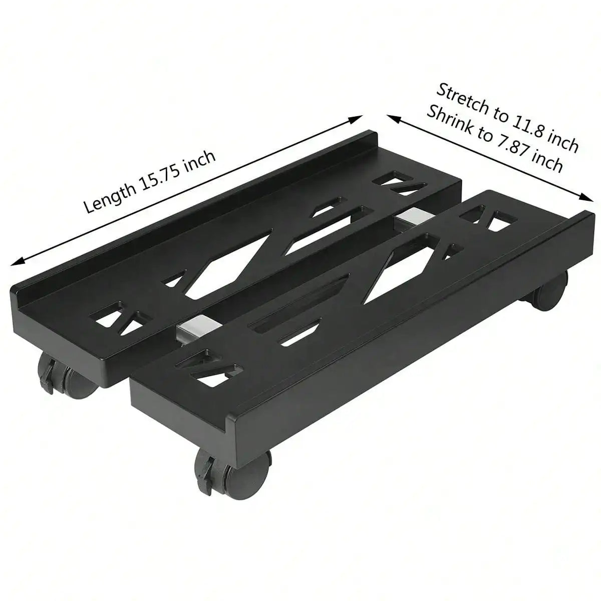 Adjustable Mobile PC Tower Stand with Wheels under Desk CPU Holder Adjustable Stable Mobile Computer Host Stand for Home Office - Shoppiline