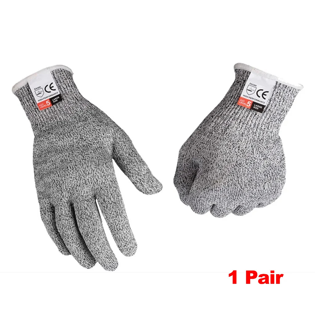 HPPE Level 5 Schnittschutzhandschuhe Hochfeste Industrie Küche Garten Anti-Kratz Anti-Schnitt Glas Schneiden Mehrzweck