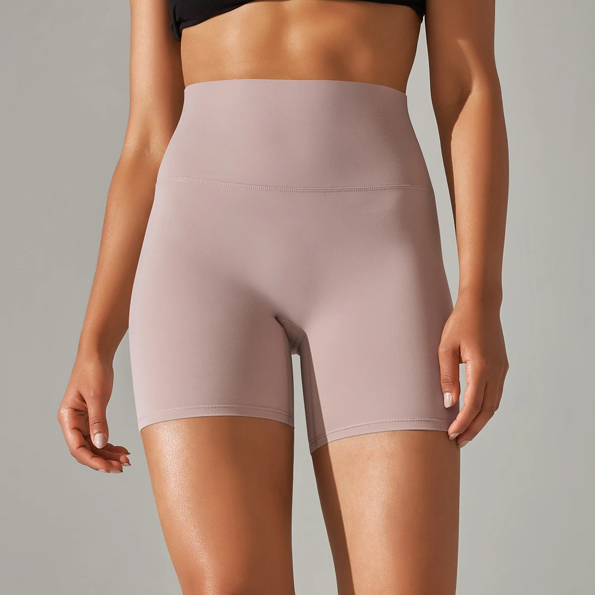 1PC Yoga Shorts Women Fitness Shorts Running Cycling Shorts Breathable Sports Leggings High Waist Summer Workout Gym Shorts