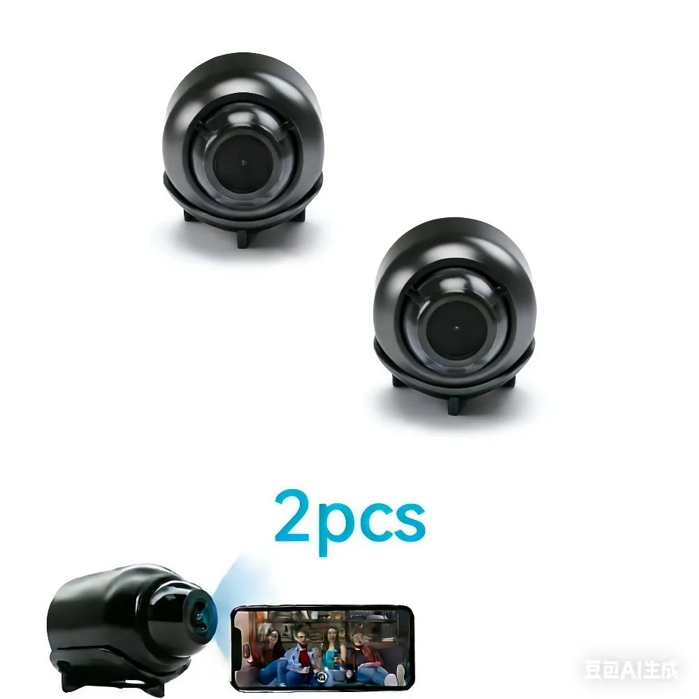 Mini 1080P Wireless Security Camera – Night Vision & Motion Alerts | Discreet Indoor Surveillance for Home, Office & Travel - Shoppiline