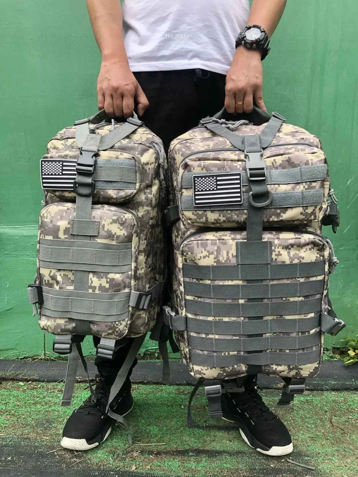 25L/50L Sturdy Nylon Waterproof Tactical Sports Trekking Fishing Hunting Camping Hiking Bag Backpack Outdoor Rucksacks